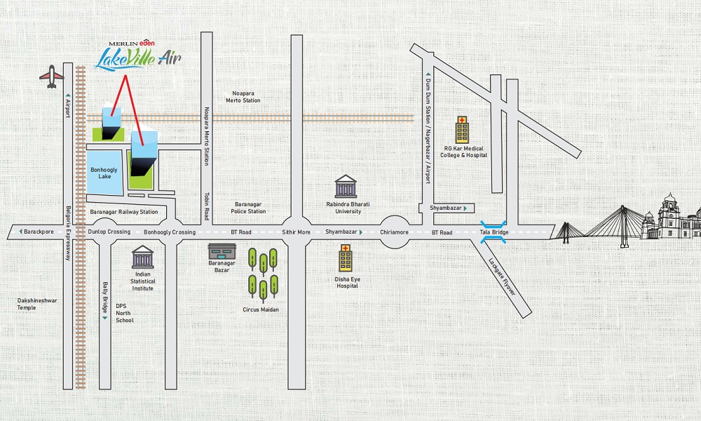 Merlin Eden Lakeville Location Map Image