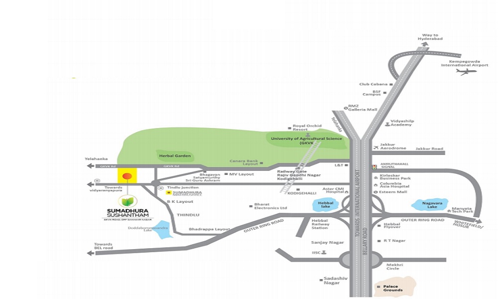 Sumadhura Sushantham Phase-2 Location Map Image