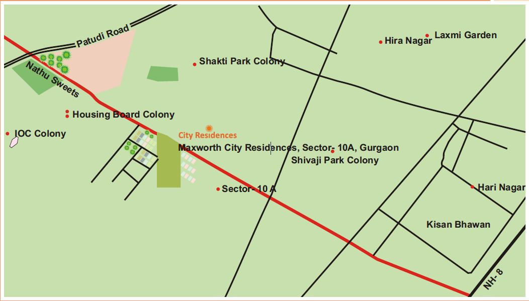 Maxworth City Residences Location Map Image