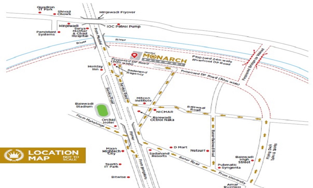 Mantra Monarch Location Map Image