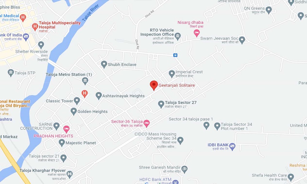 Geetanjali Solitaire Location Map Image