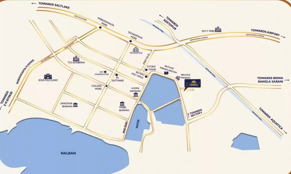 Sun Dwarka Location Map Image