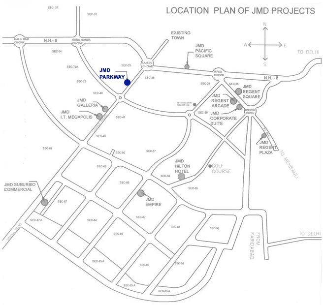 Jmd The Park Way Location Map Image