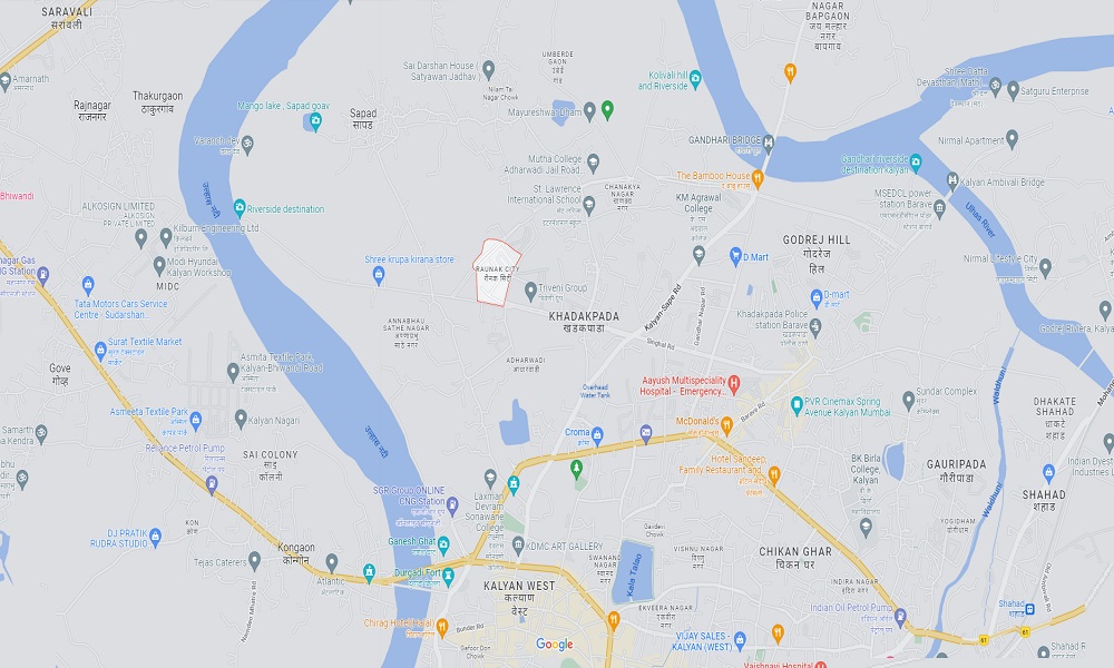 Raunak Golden Ticket Location Map Image