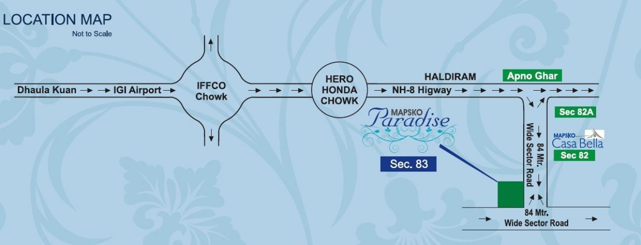 Paradise Location Map Image