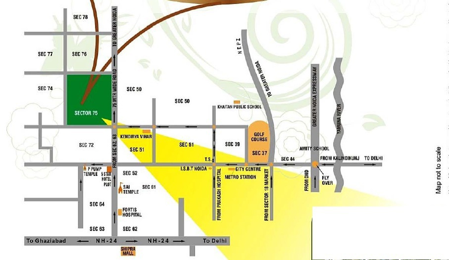 Indosam 75 Location Map Image