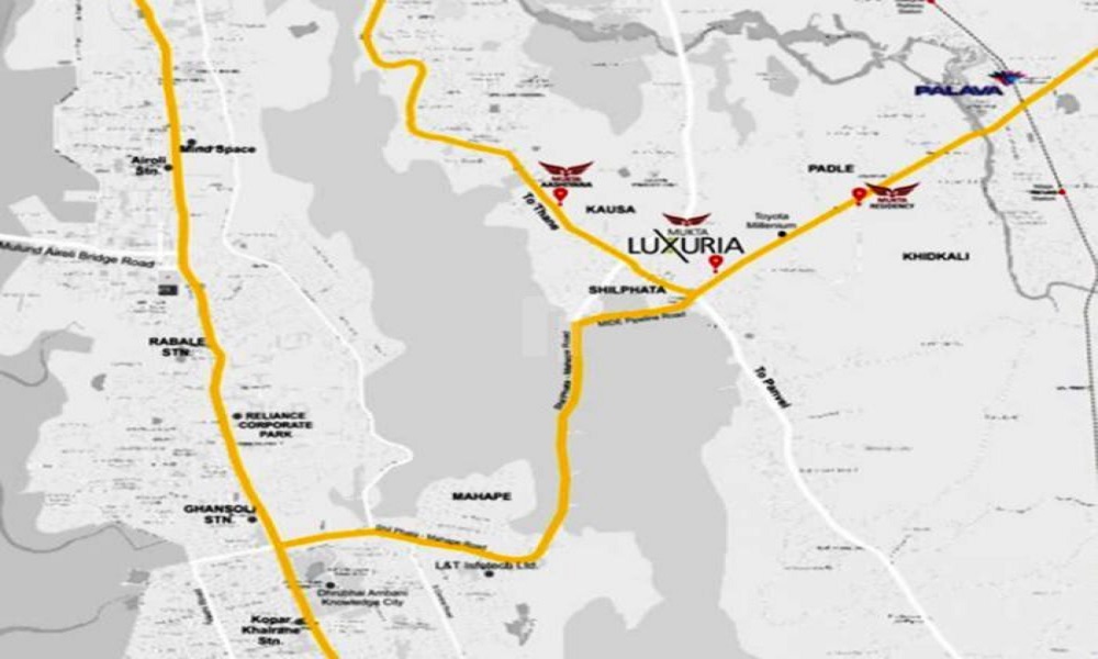 Mukta Luxuria Location Map Image
