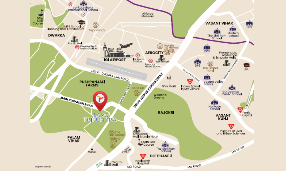 TARC Tripundra Location Map Image