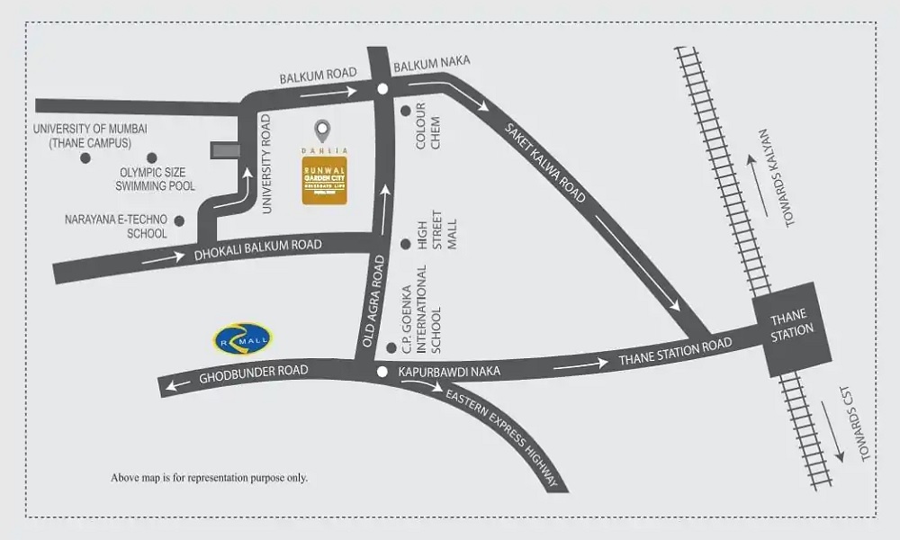 Runwal Zenith Location Map Image