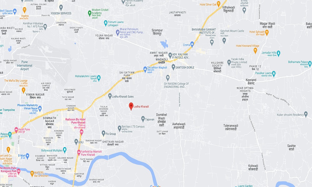 Lodha Giardino Location Map Image