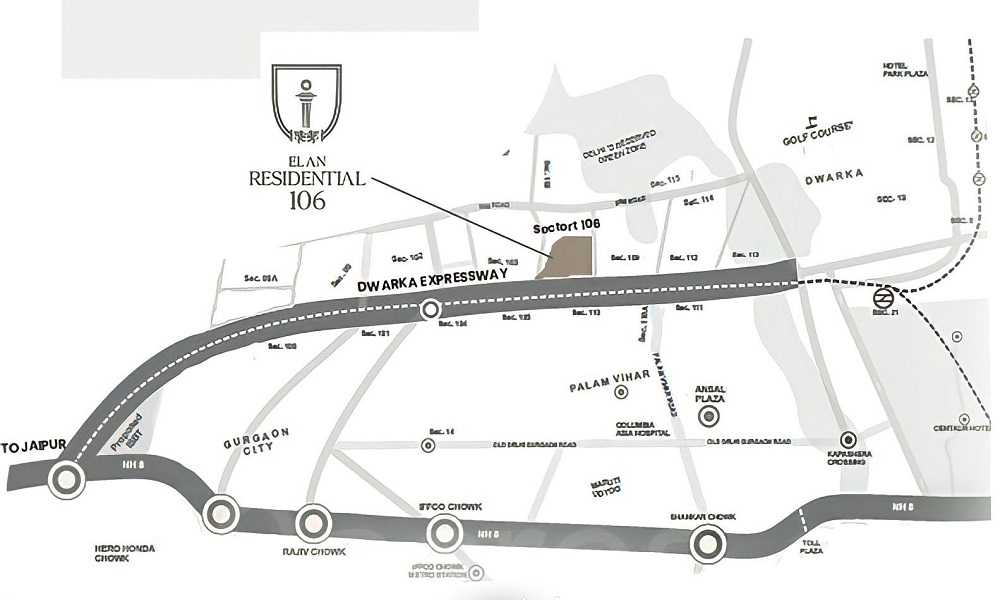 ELAN THE PRESIDENTIAL Location Map Image