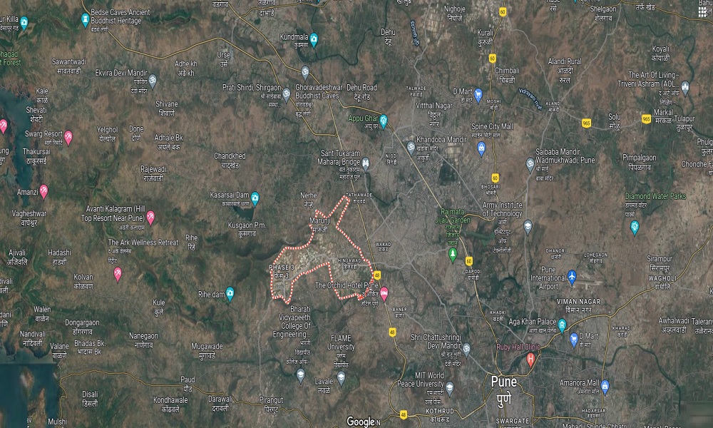 New Launch In Hinjawadi Location Map Image