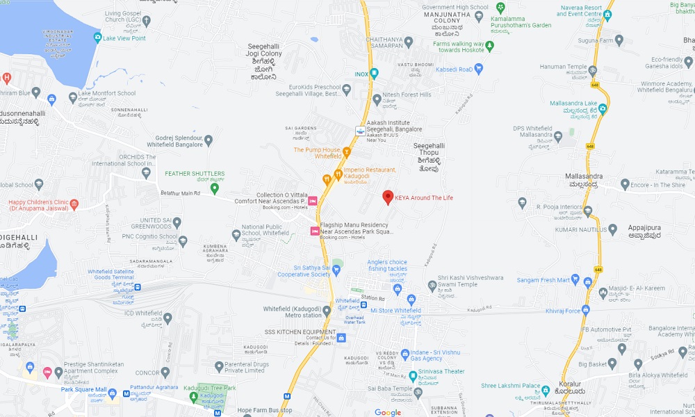 Keya Around The Life Location Map Image