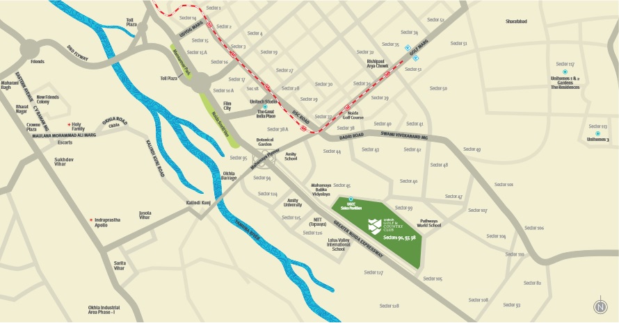 Unitech UGCC Amber Location Map Image