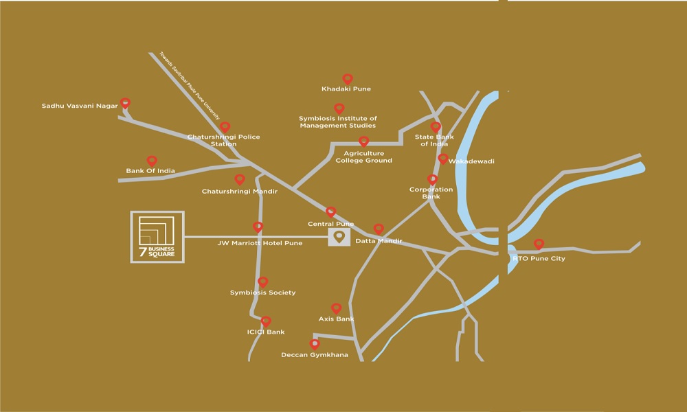 7 Business Square Location Map Image