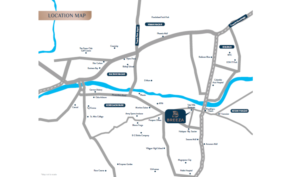 Breeza Location Map Image