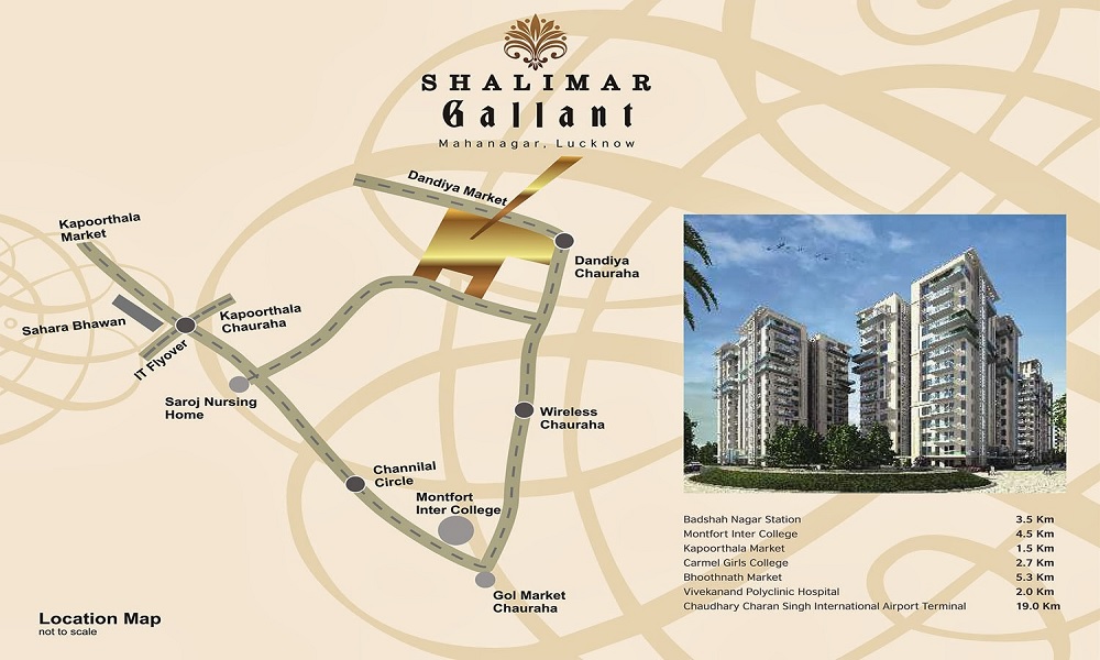 Shalimar Gallant Location Map Image