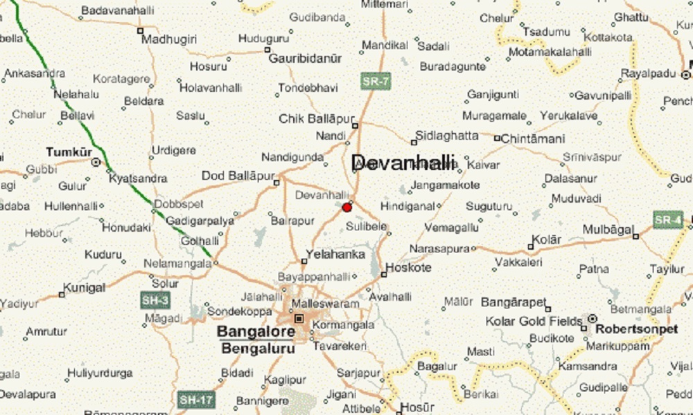 Villa Plots in Bangalore Location Map Image