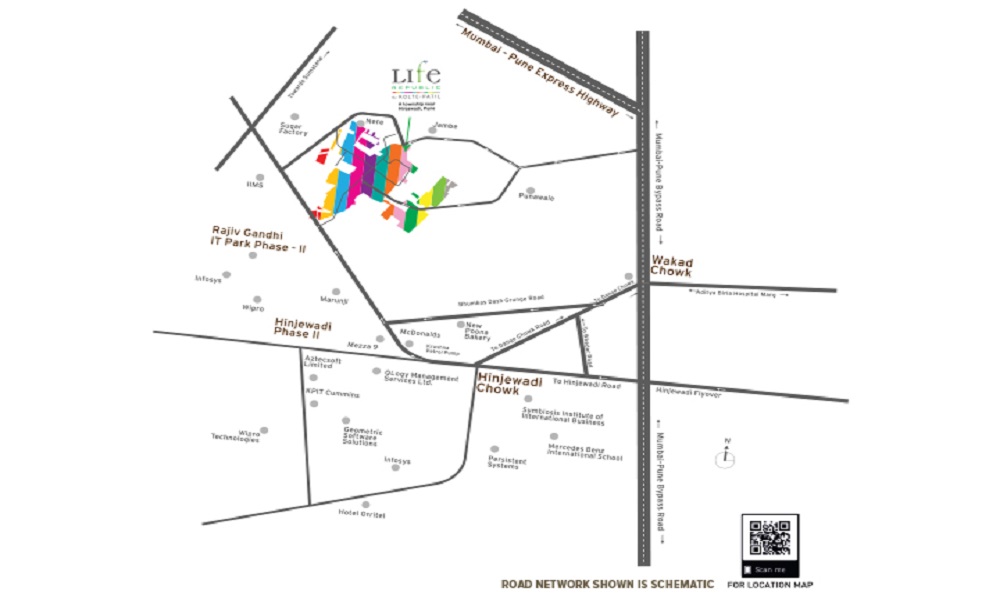 Kolte Patil First Avenue Location Map Image