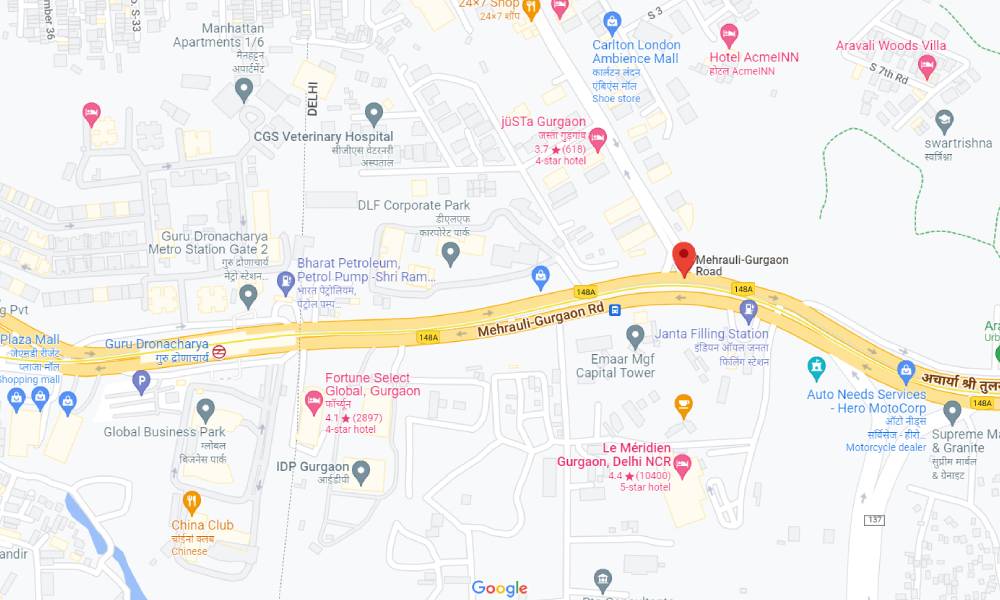 M3M Jewel Location Map Image