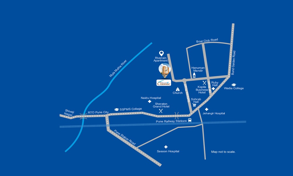 Belvalkar Riverain Classic Location Map Image
