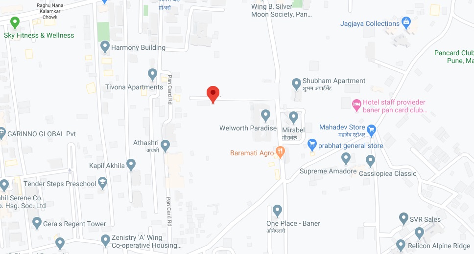 New Launch in Aundh Location Map Image