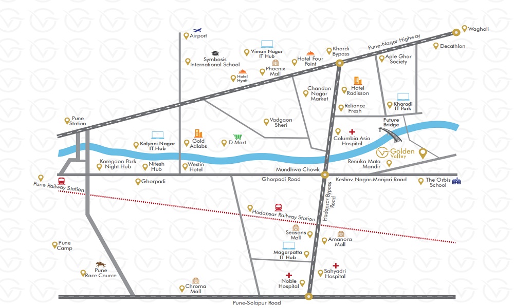 Golden Valley Location Map Image