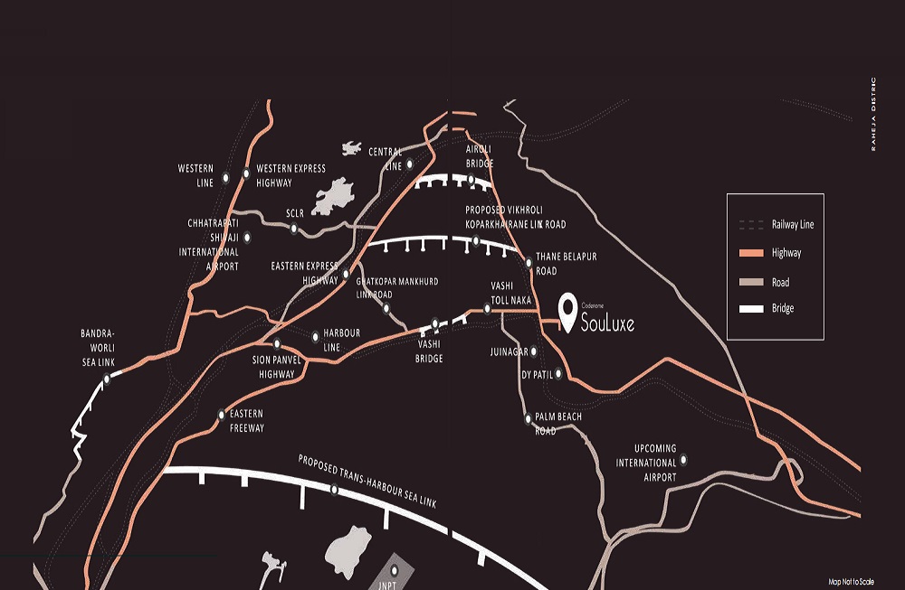 Raheja Souluxe Location Map Image