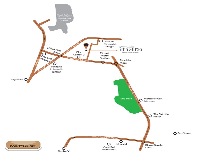 Bhawani Inara Location Map Image