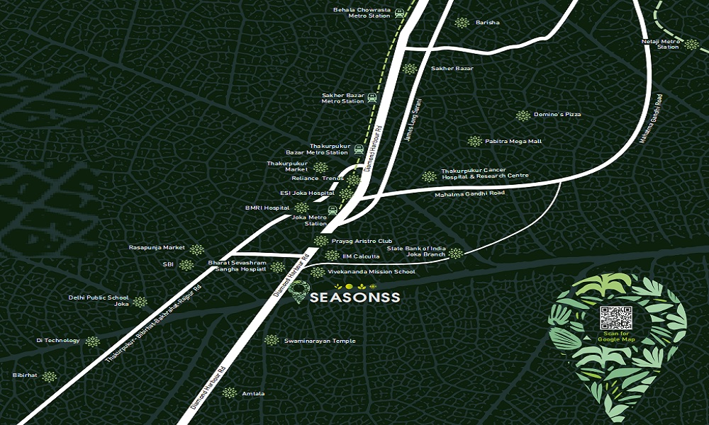 Seasonss Location Map Image