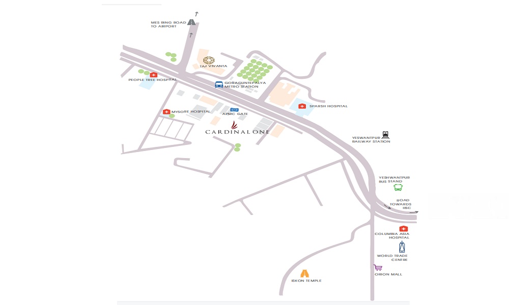 Cardinal One Location Map Image