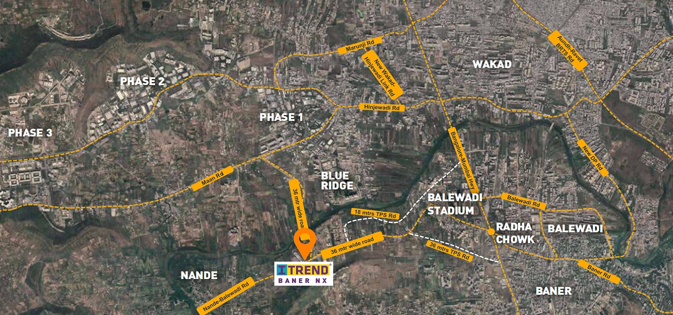Itrend Baner NX Location Map Image