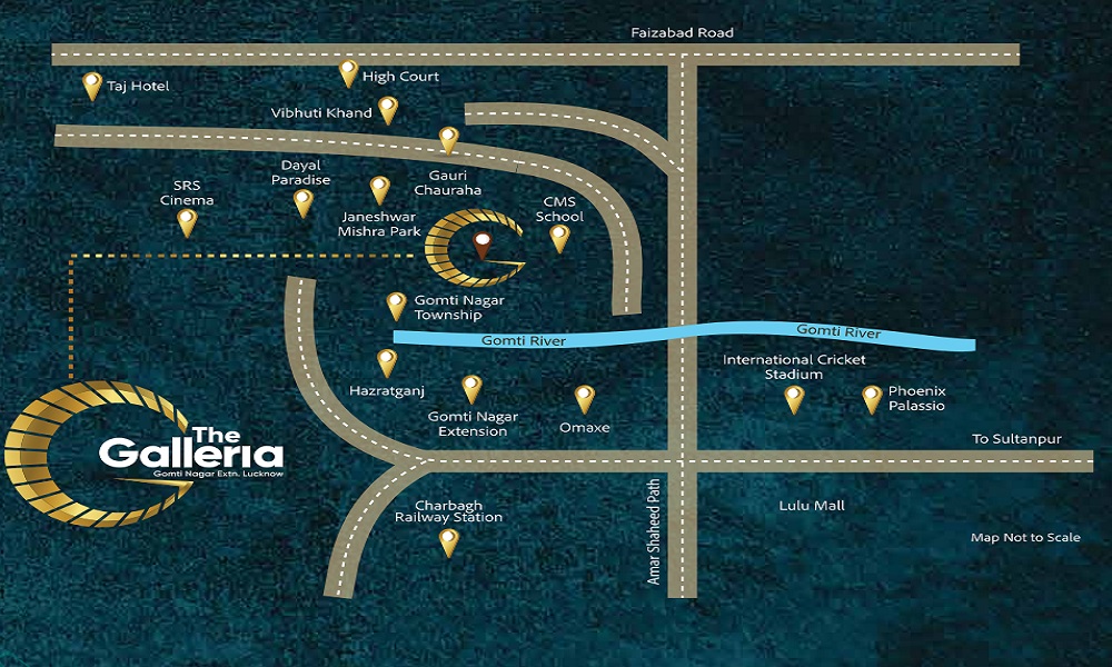 Ais The Galleria Location Map Image