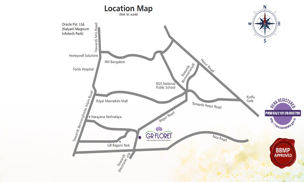 GR Floret Location Map Image