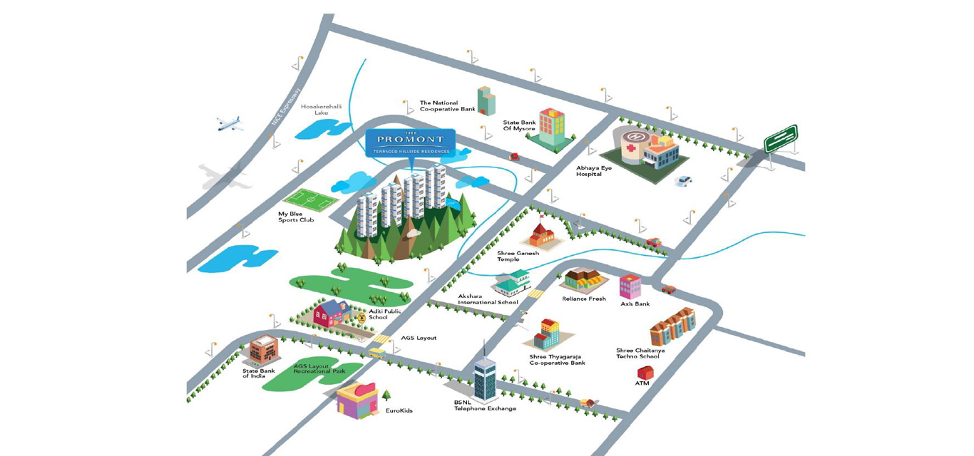 Tata Housing The Promont Location Map Image