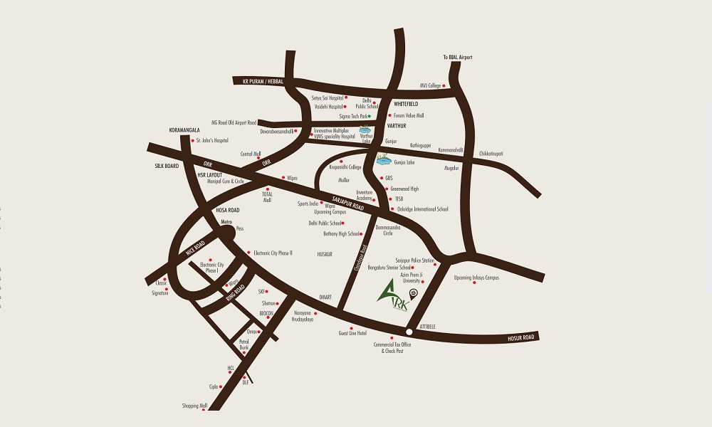 ELV Akruti ARK Location Map Image