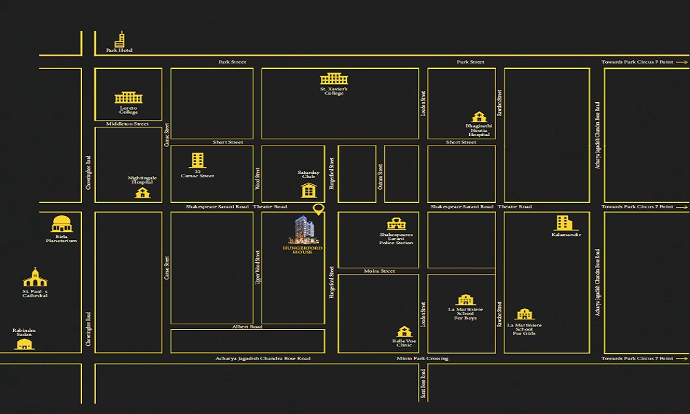 Sugam Hungerford House Location Map Image