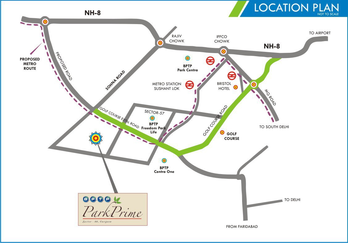 Park Prime Location Map Image