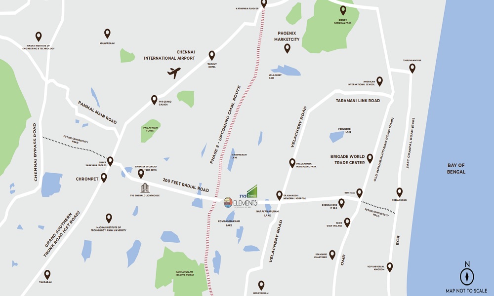 TVS Emerald Elements Location Map Image