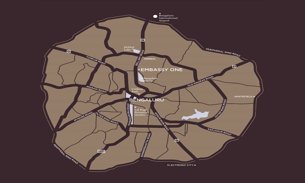 Embassy One Location Map Image