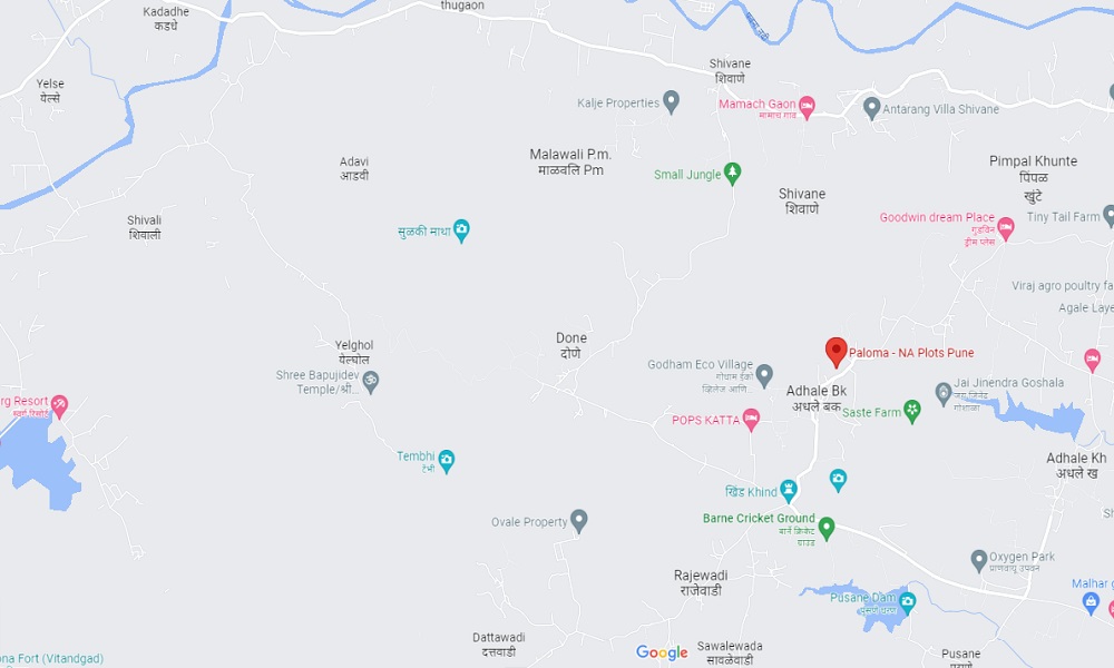 Paloma Location Map Image
