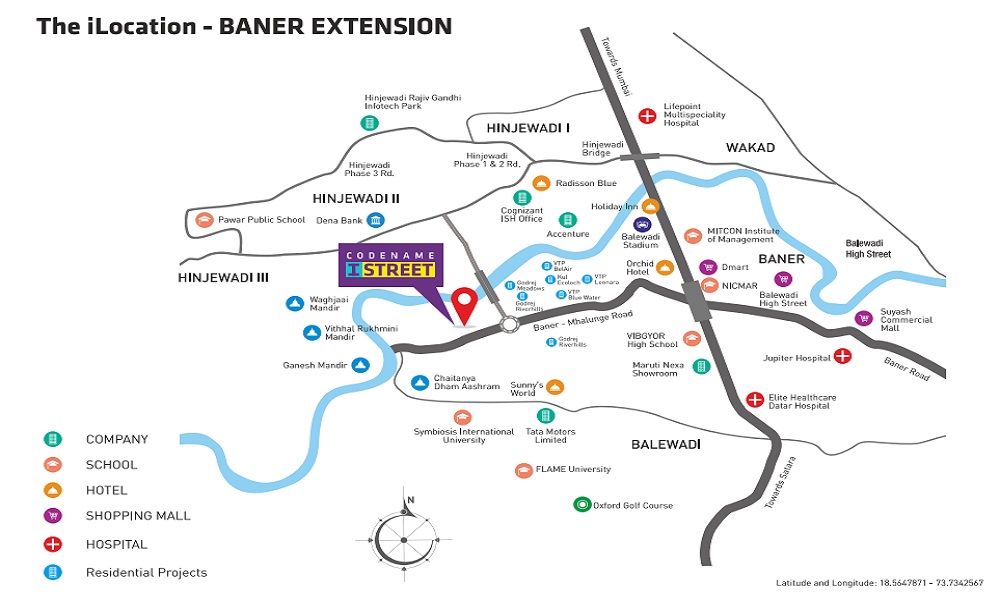 Codename I Street Location Map Image