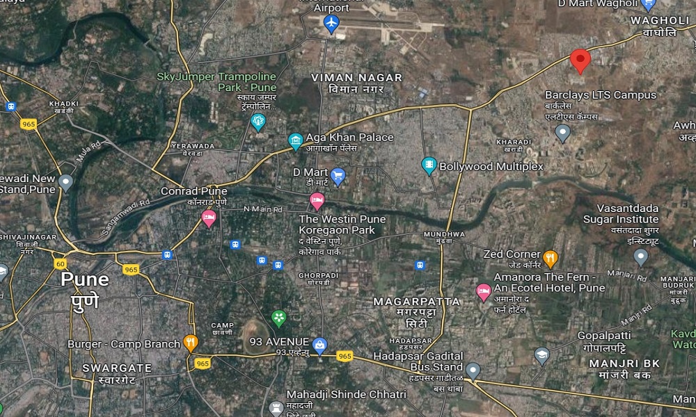 The Trinity Location Map Image