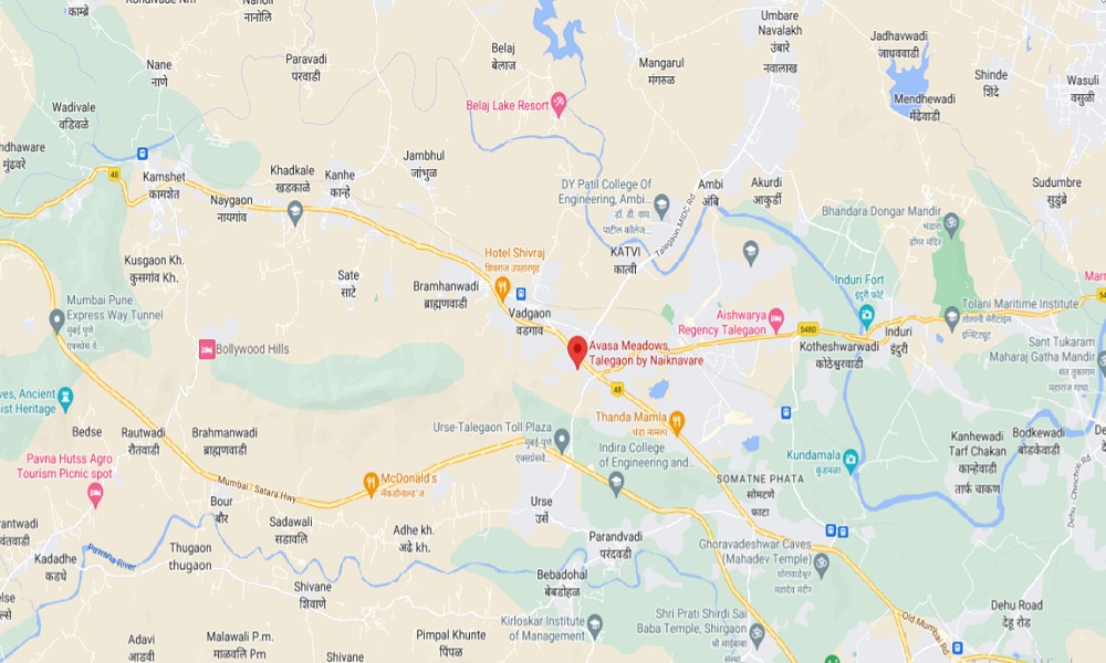 Avasa Meadows Location Map Image