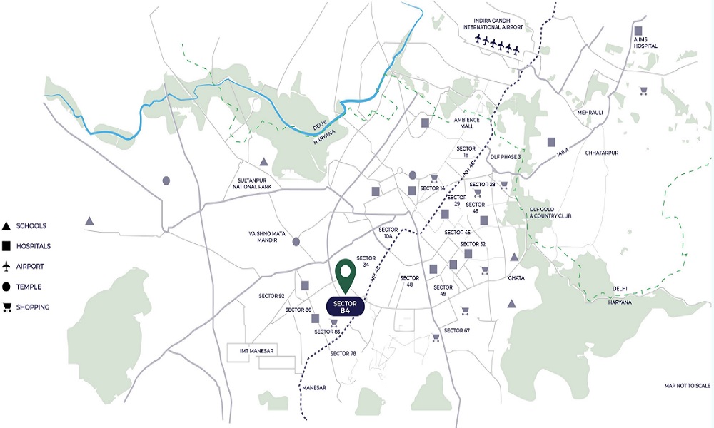 Pure 84 Location Map Image