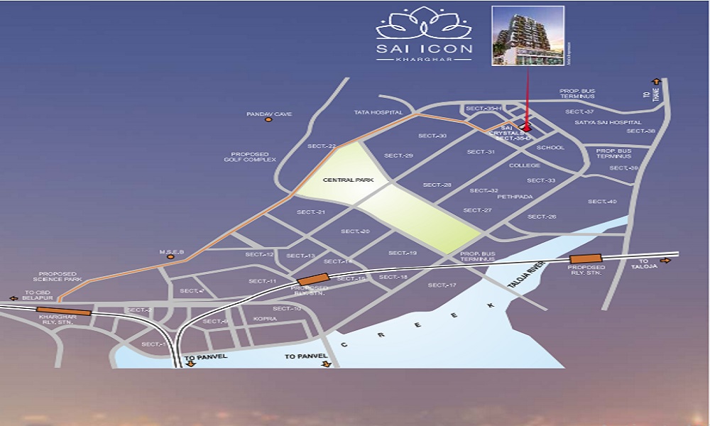 Paradise Sai Icon Location Map Image