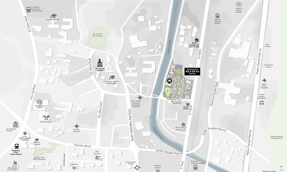RUSTOMJEE RESERVE Location Map Image