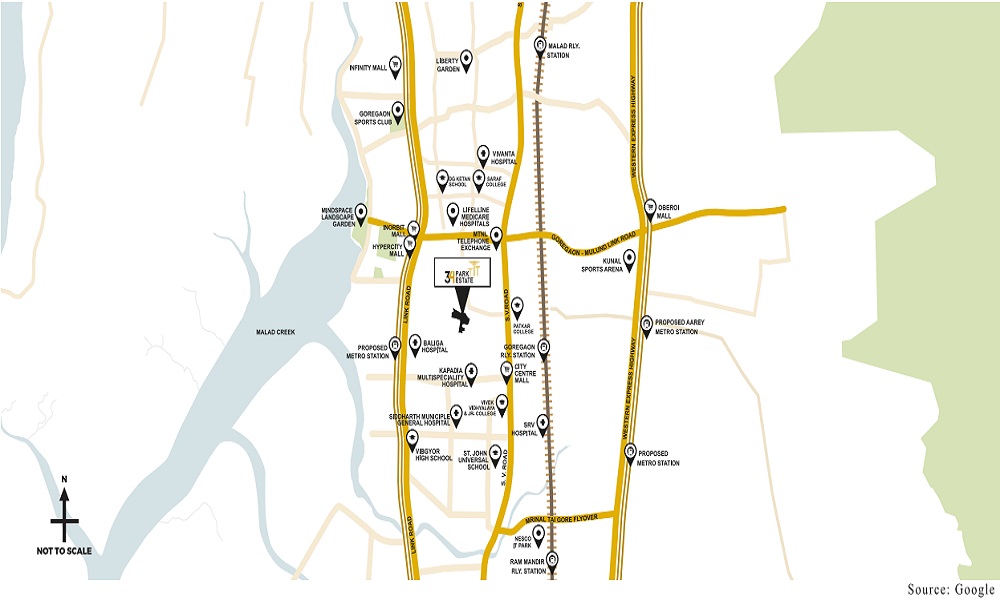 34 Park Estate Location Map Image