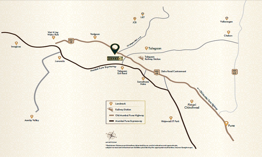 Sense 66 Location Map Image