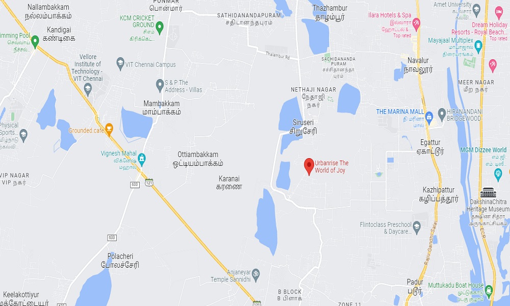 The World of Joy Location Map Image